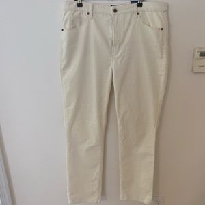 NEW Talbots straight leg corduroy pant size 14